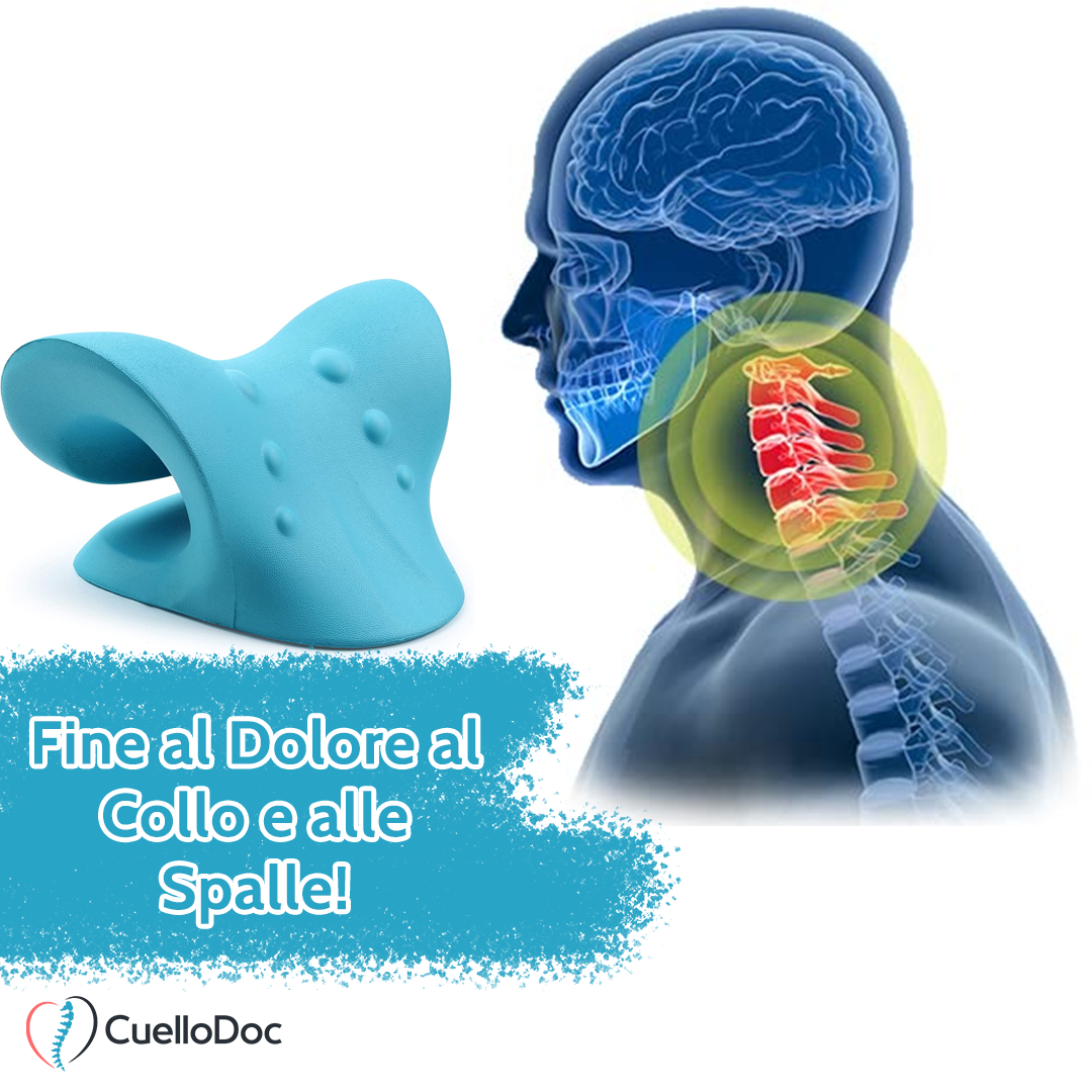 Cuscino Ergonomico CuelloDoc per Dolori al Collo e alle Spalle