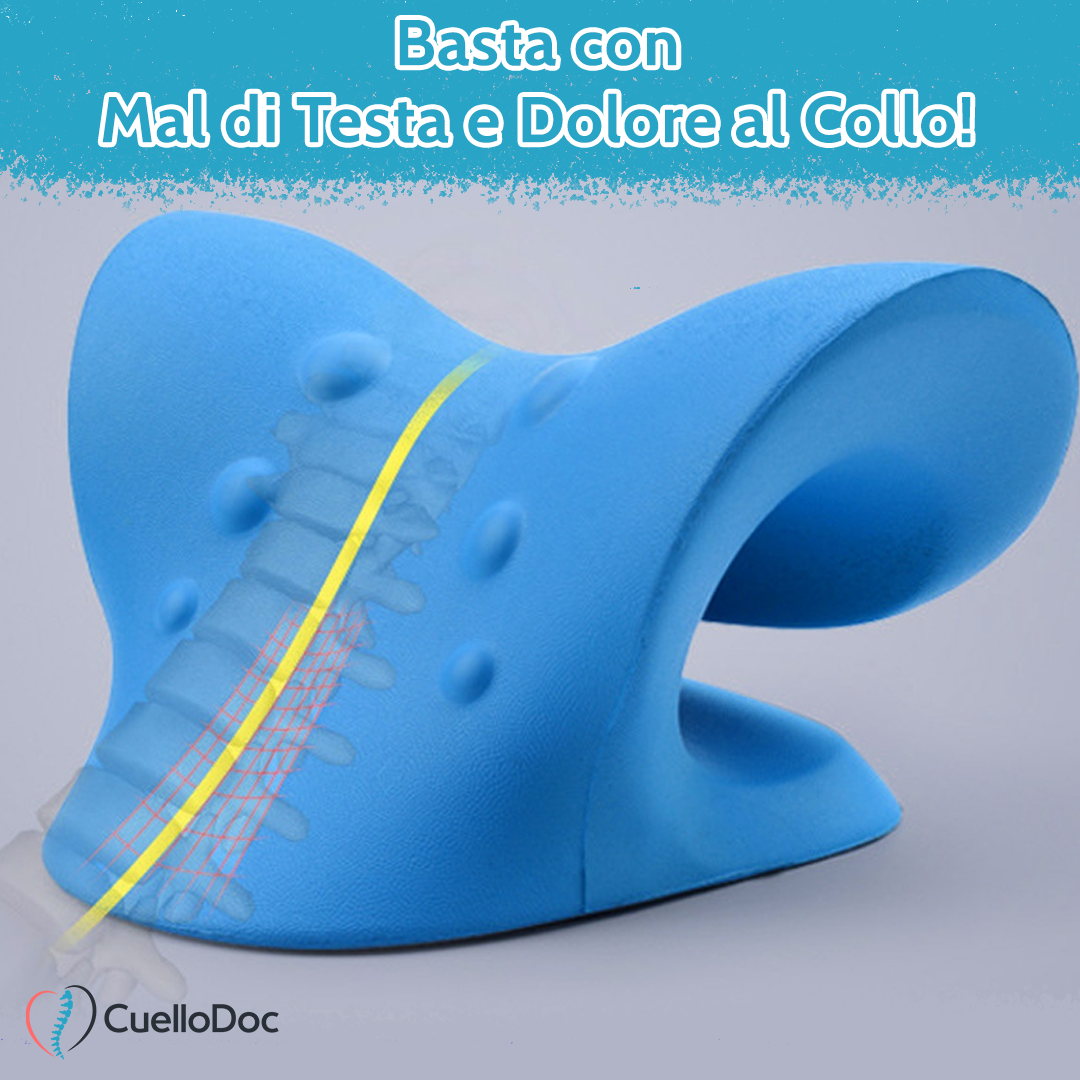 Cuscino Ergonomico CuelloDoc per Dolori al Collo e alle Spalle